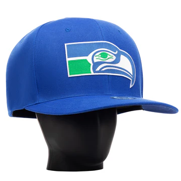 SEATTLE SEAHAWKS NOGGIN OVERSIZED HAT - THROWBACK ROYAL