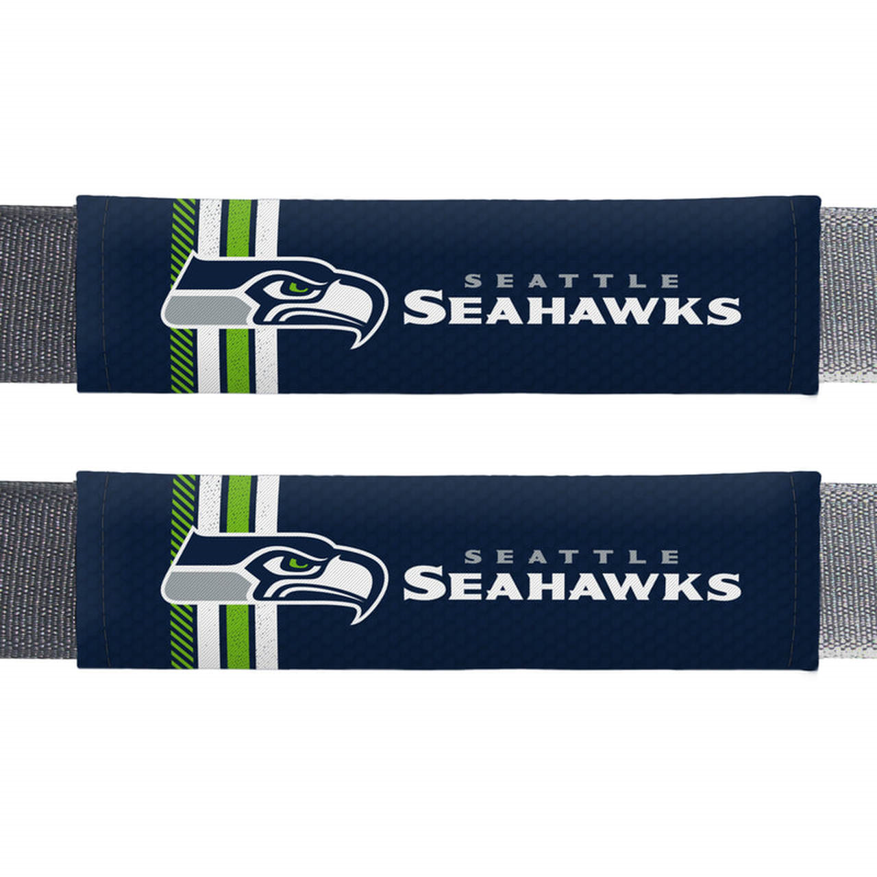 SEATTLE SEAHAWKS RALLY SEATBELT PAD - PAIR