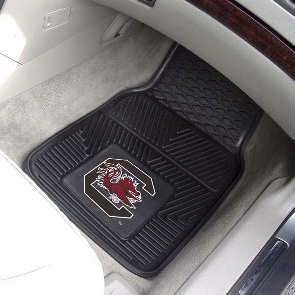 SOUTH CAROLINA GAMECOCKS VINYL CAR MAT SET