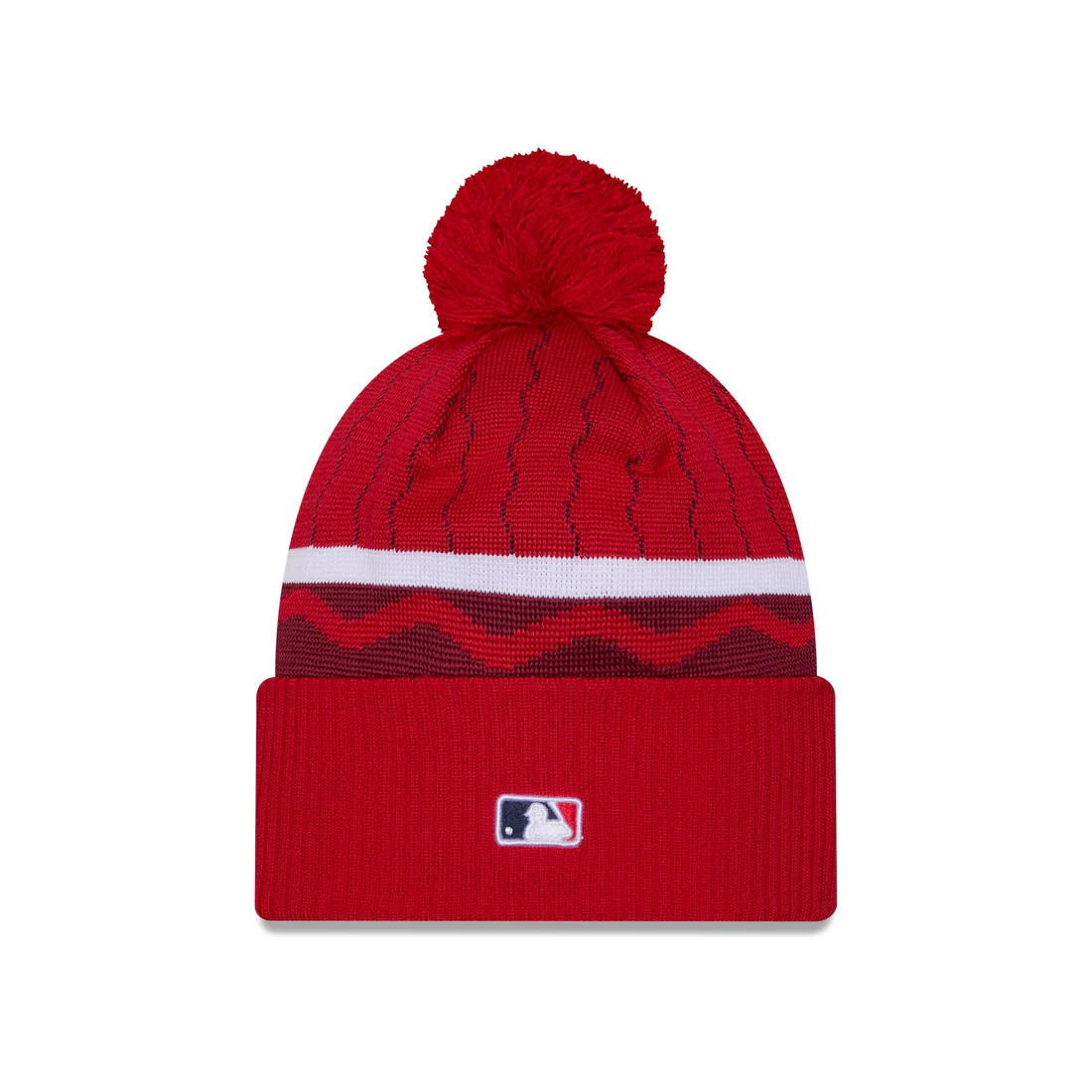 ST. LOUIS CARDINALS CITY CONNECT CUFFED KNIT BEANIE WITH POM