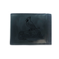 ST. LOUIS CARDINALS FRONT POCKET SLIM CARD HOLDER WITH RFID BLOCKING - BLACK