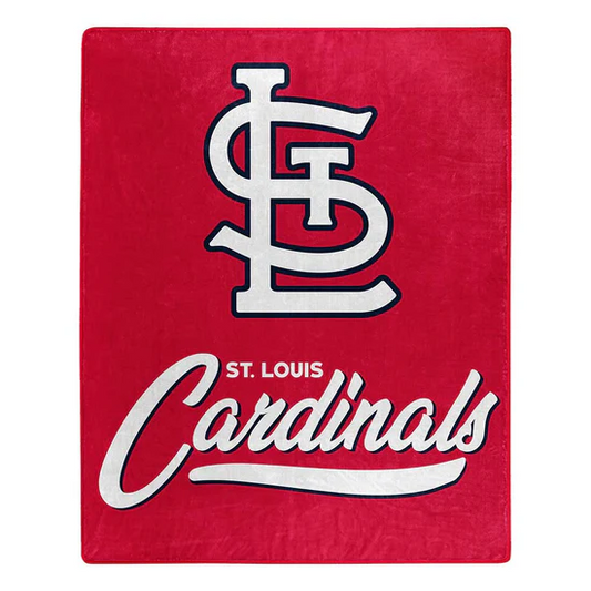 ST. LOUIS CARDINALS SIGNATURE 50"X60" RASCHEL THROW BLANKET