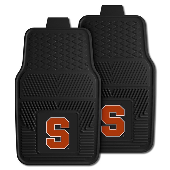 SYRACUSE ORANGE VINYL CAR MAT SET