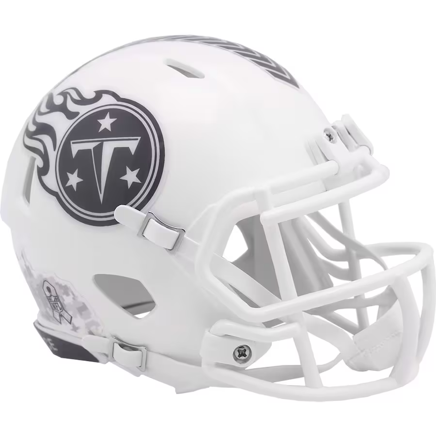 TENNESSEE TITANS 2024 NFL SALUTE TO SERVICE RIDDELL MINI HELMET