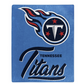 TENNESSEE TITANS SIGNATURE 50"X60" RASCHEL THROW BLANKET