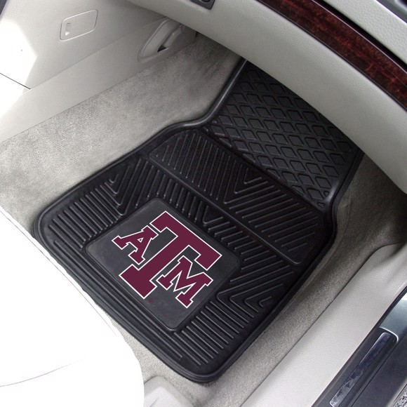 TEXAS A&M AGGIES VINYL CAR MAT SET