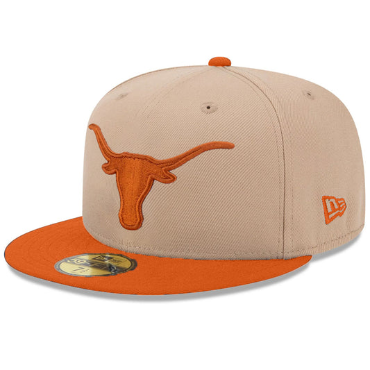 TEXAS LONGHORNS TWO-TONE EVERGREEN BASIC 59FIFTY FITTED HAT