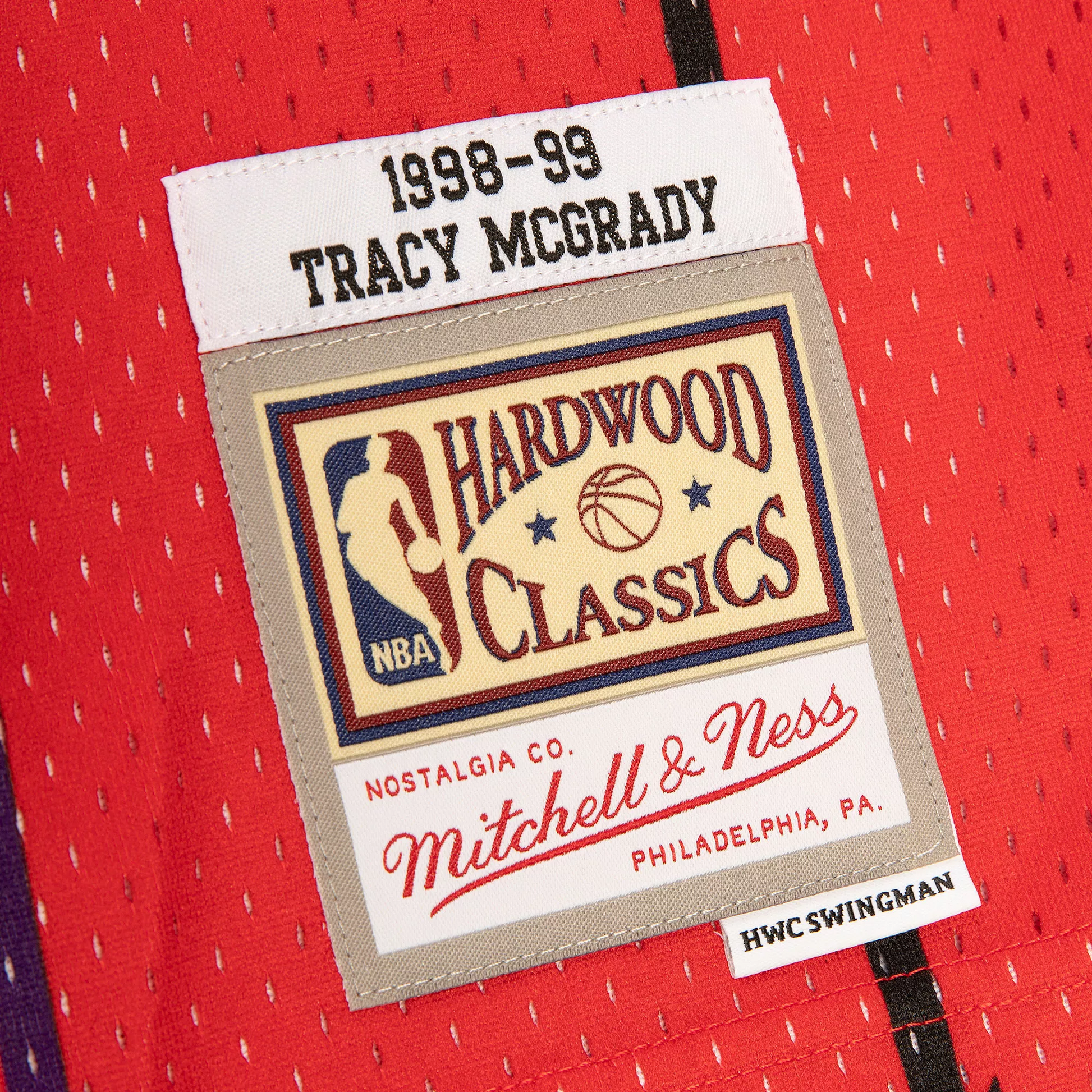 Toronto Raptors Tracy McGrady Mitchell & Ness 1998-99 Hardwood Classics  Reload Swingman Black Jersey