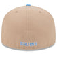 UCLA BRUINS TWO-TONE EVERGREEN BASIC 59FIFTY FITTED HAT - CAMEL/ POWDER BLUE