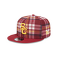 USC TROJANS PLAID STATEMENT 9FIFTY SNAPBACK HAT