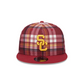 USC TROJANS PLAID STATEMENT 9FIFTY SNAPBACK HAT