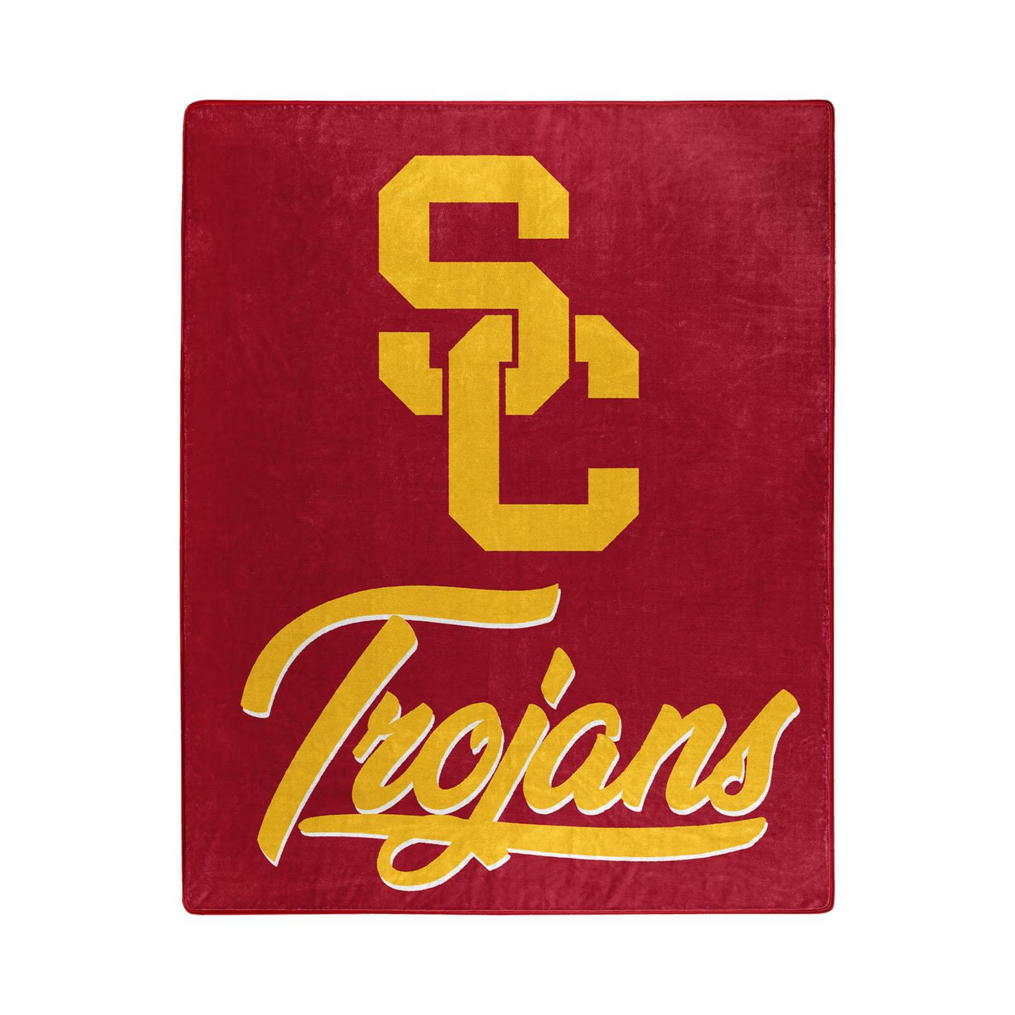 USC TROJANS SIGNATURE 50"X60" RASCHEL THROW BLANKET