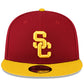 USC TROJANS TWO-TONE EVERGREEN 9FIFTY SNAPBACK HAT - MAROON/GOLD