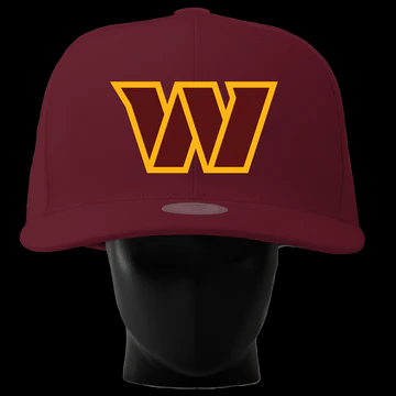 WASHINGTON COMMANDERS NOGGIN OVERSIZED HAT - BURGUNDY