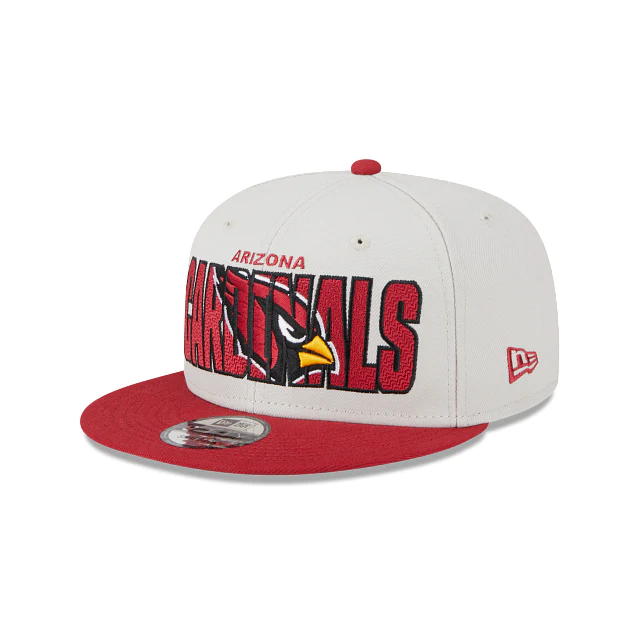 Arizona Cardinals 2023 Draft 9FIFTY Snapback Hat, White, NFL by New Era