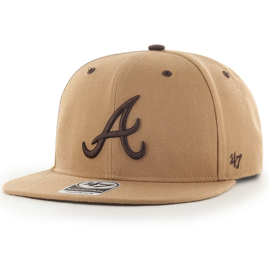 Atlanta Braves New Era Vert Trucker 9FIFTY Adjustable Snapback Hat