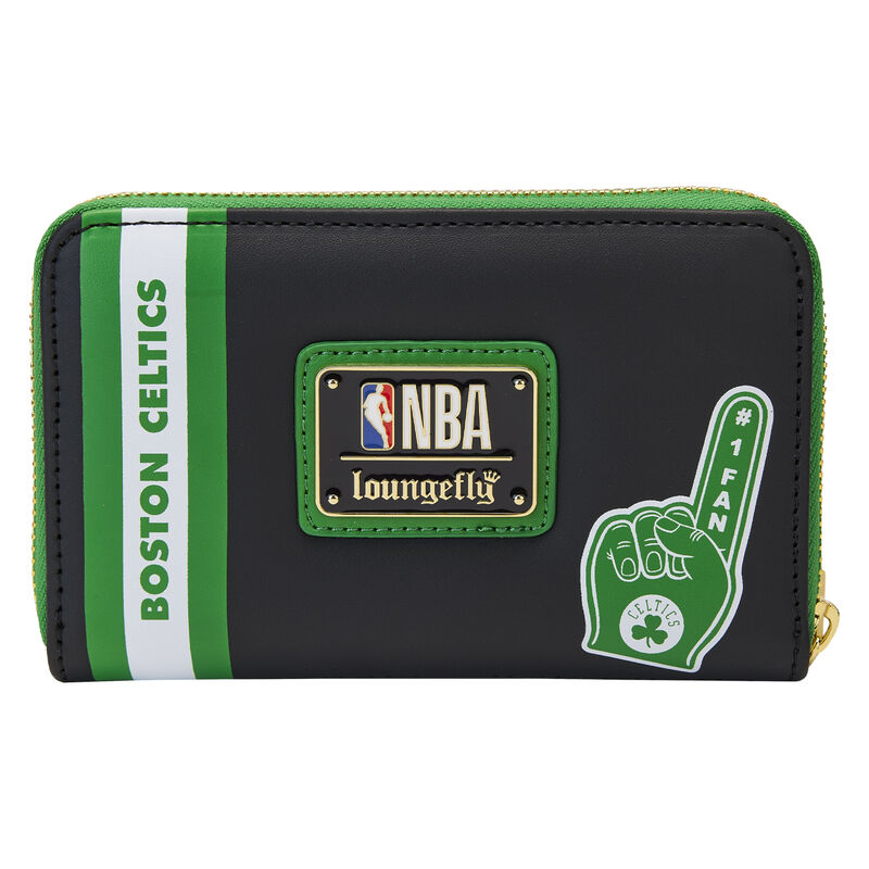 BOSTON CELTICS LOUNGEFLY LOGO WALLET