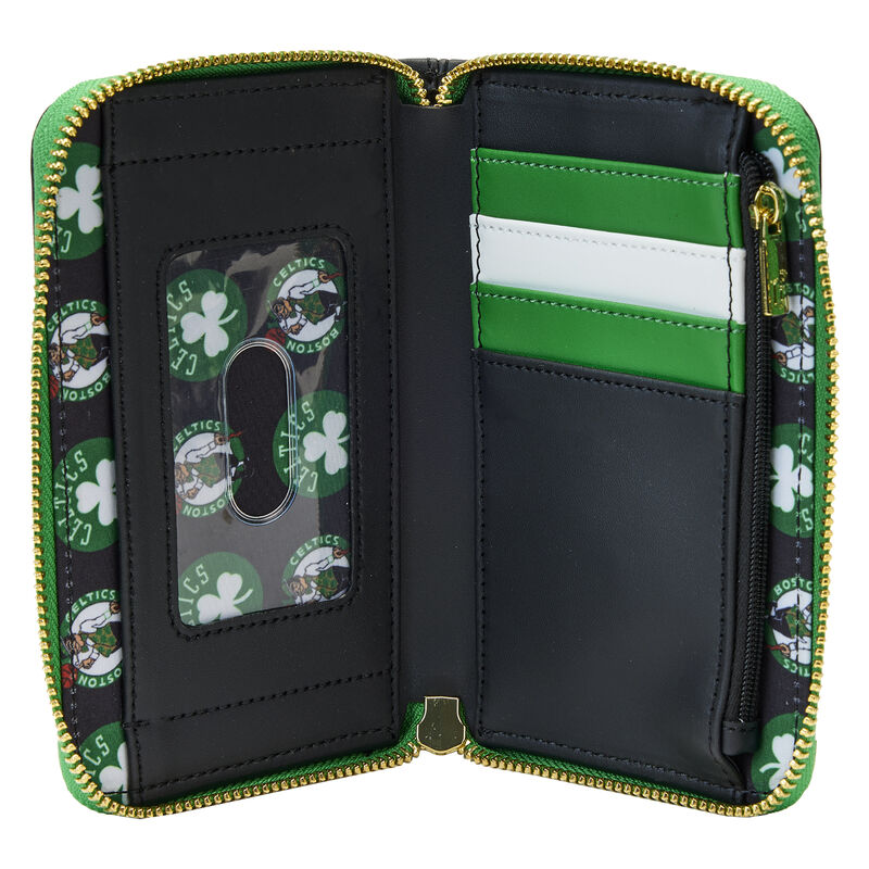 BOSTON CELTICS LOUNGEFLY LOGO WALLET