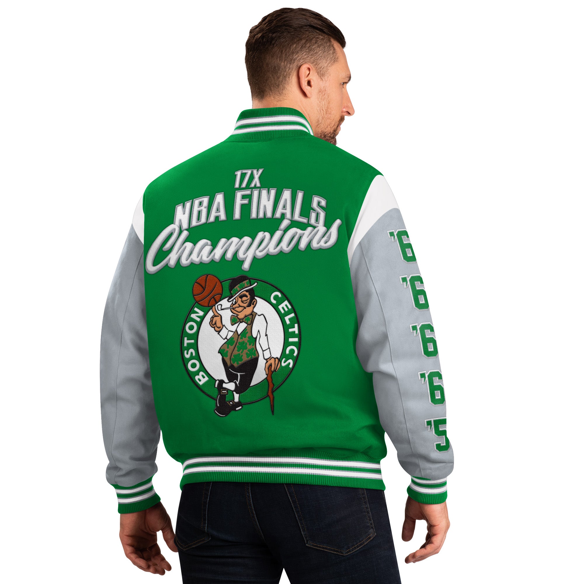 Boston celtics store championship jacket