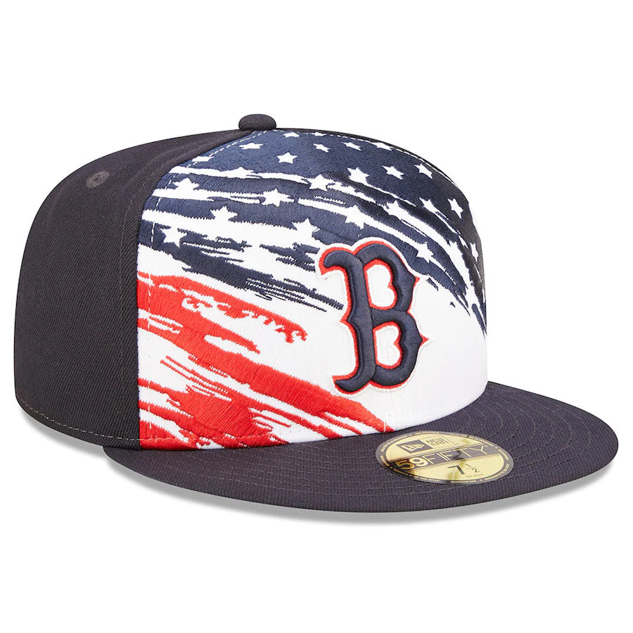 Boston Red Sox New Era 2022 4th of July Bucket Hat - Navy