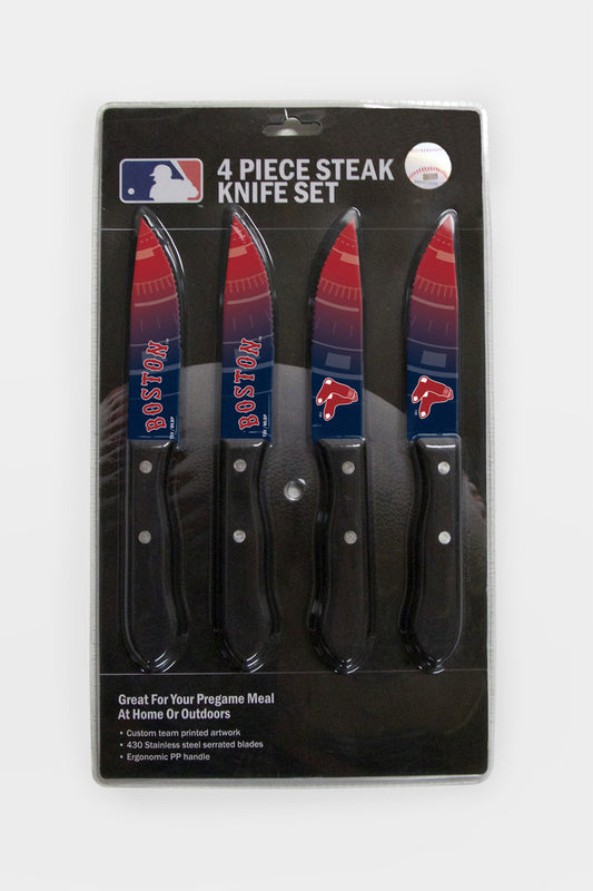 BOSTON RED SOX 4PK KNIFE SET