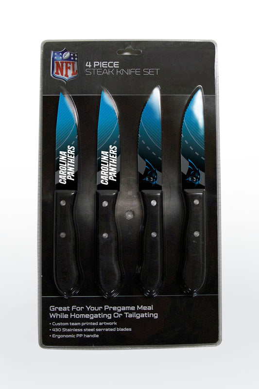 CAROLINA PANTHERS 4PK KNIFE SET