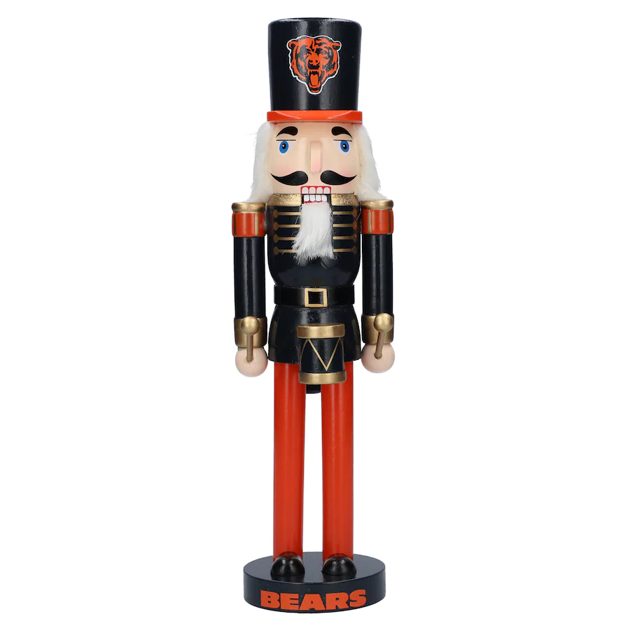 CHICAGO BEARS 14" TEAM HOLIDAY NUTCRACKER