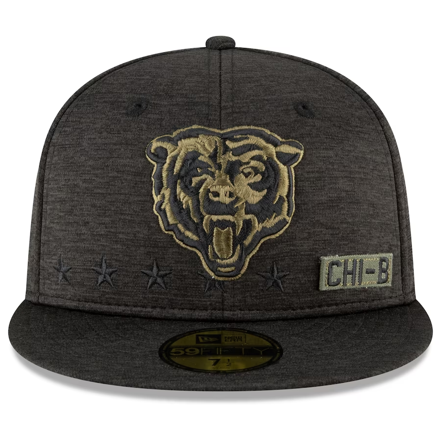 Chicago Bears 2020 Salute to Service 59FIFTY Fitted 20 / 7 1/4