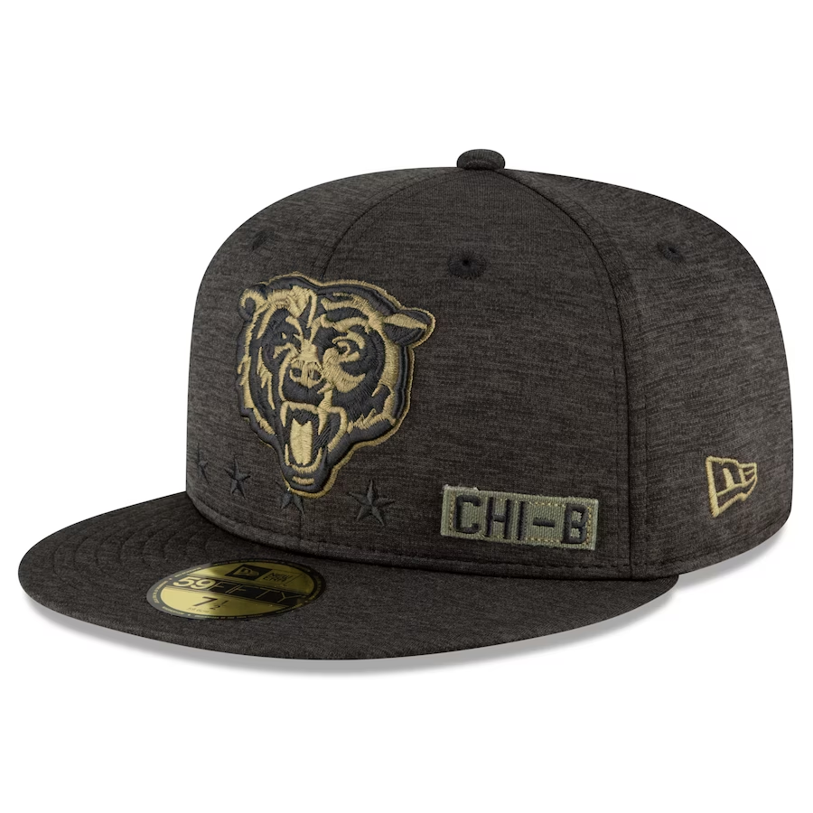 Chicago Bears 2020 Salute to Service 59FIFTY Fitted 20 / 7 1/4