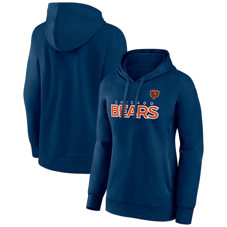 CHICAGO BEARS WOMEN'S ICONIC CHECKLIST HOODIE SWEATSHIRT – JR'S SPORTS