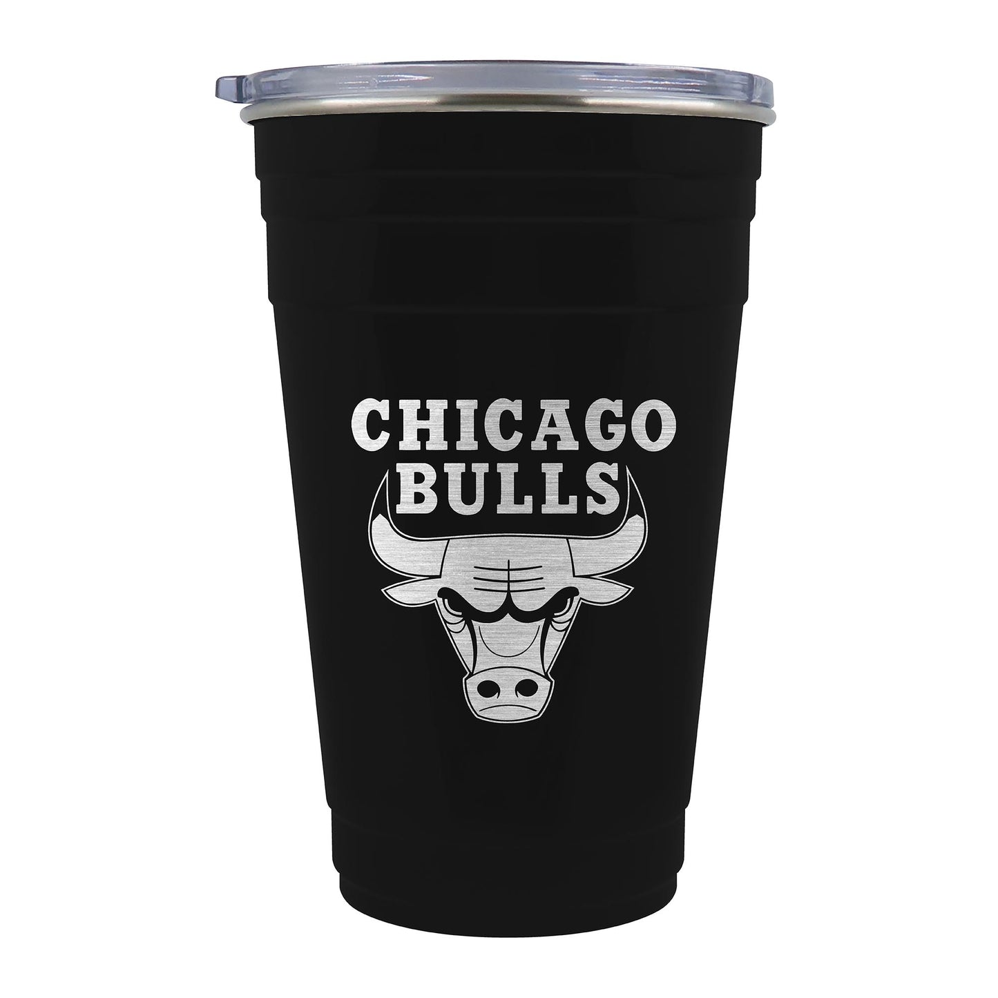 CHICAGO BULLS BLACK TAILGATER TUMBLER