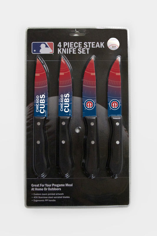 CHICAGO CUBS 4PK KNIFE SET