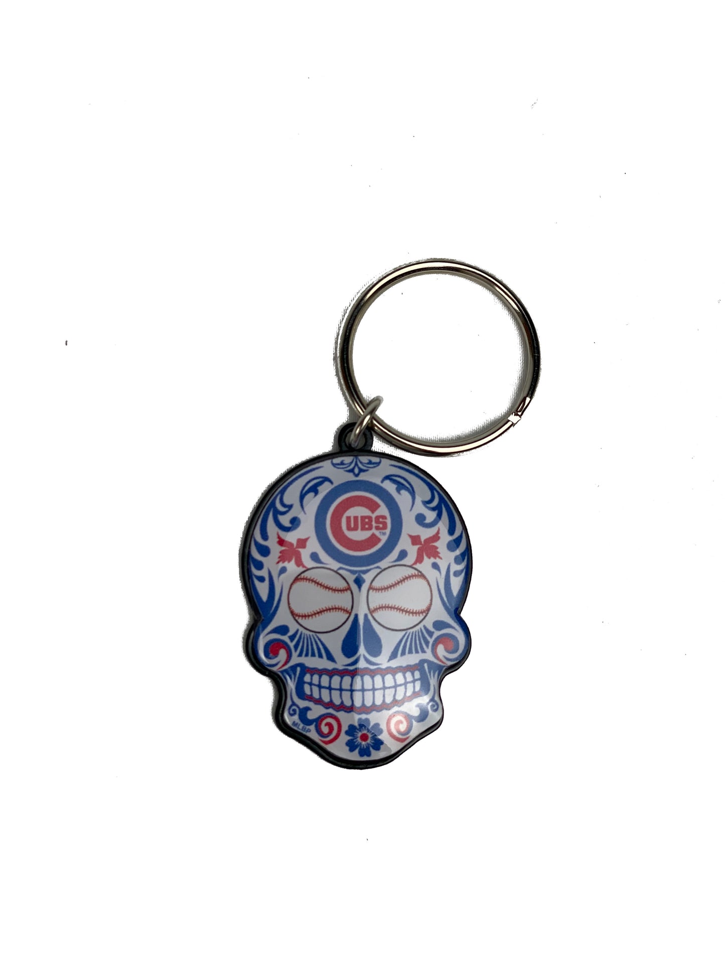 LLAVERO CALAVERA DE AZÚCAR CHICAGO CUBS