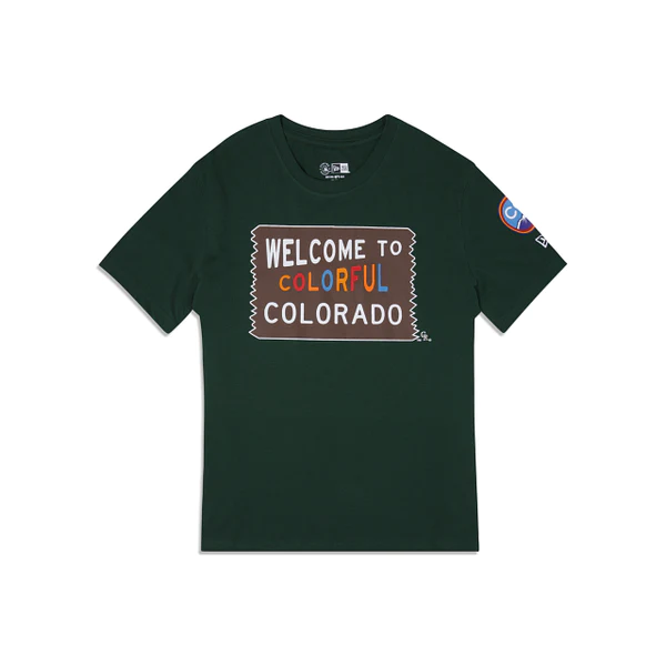 Colorado Rockies Baseball Mens T-Shirt--Medium Only