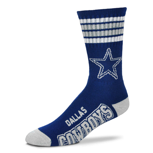 DALLAS COWBOYS 4 STRIPE DEUCE SOCKS