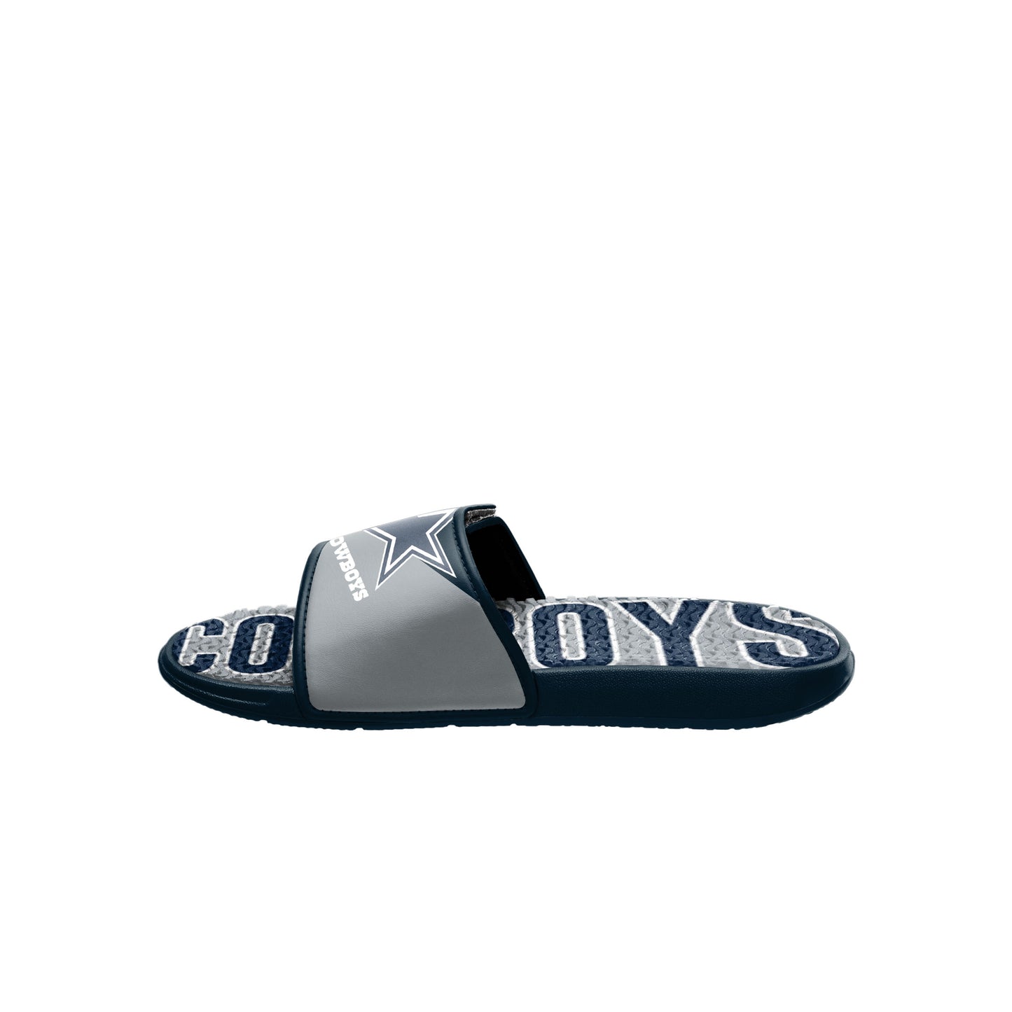 DALLAS COWBOYS MEN'S BIG LOGO GEL SLIDE