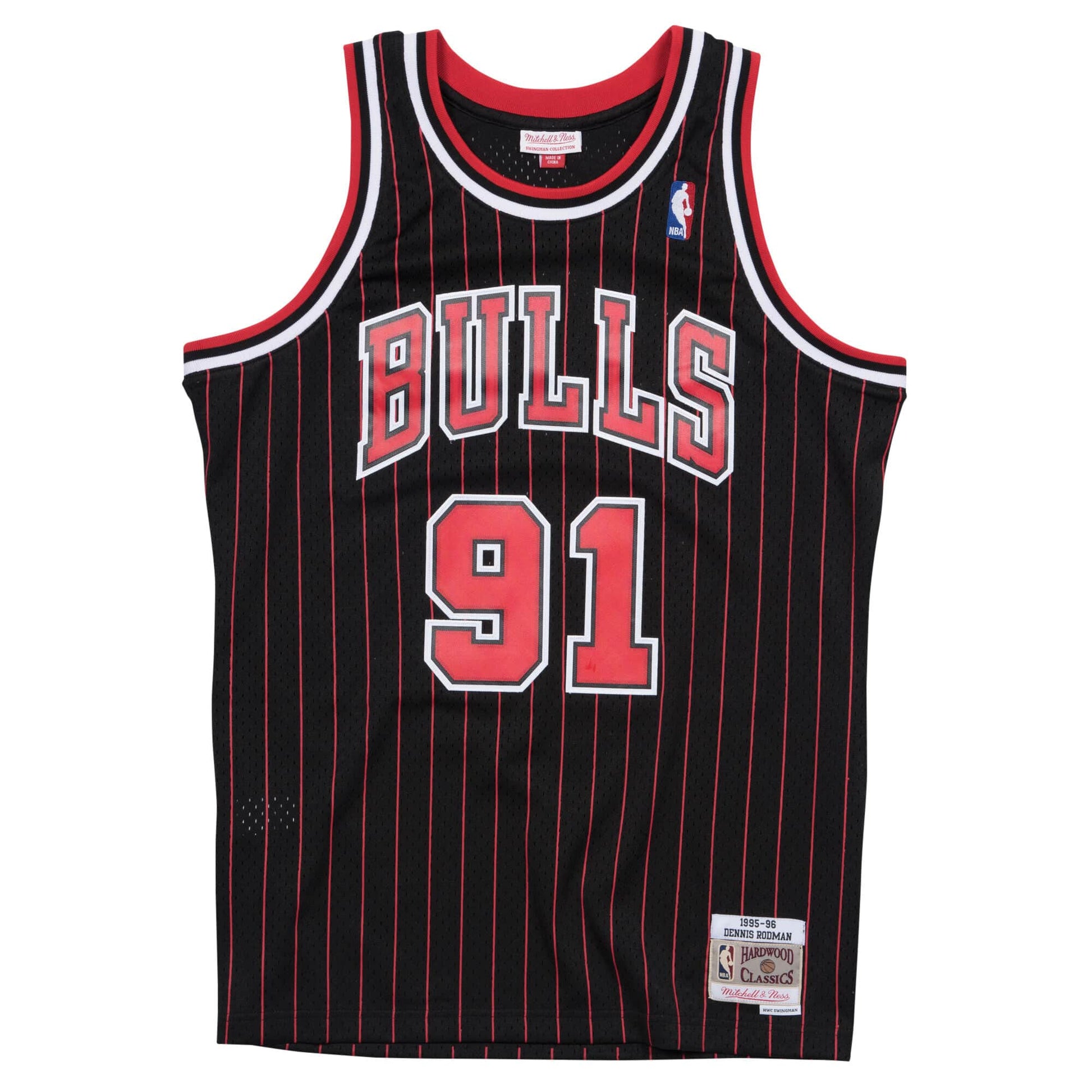 Youth Mitchell & Ness Dennis Rodman Blue/Black Chicago Bulls 1995