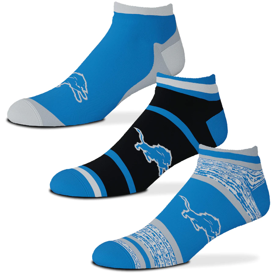 DETROIT LIONS 3-PACK CASH SOCKS