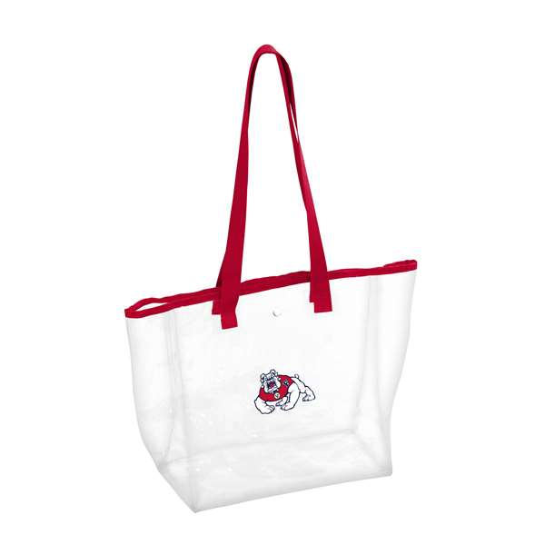 BOLSO TOTE TRANSPARENTE BULLDOGS DEL ESTADO DE FRESNO