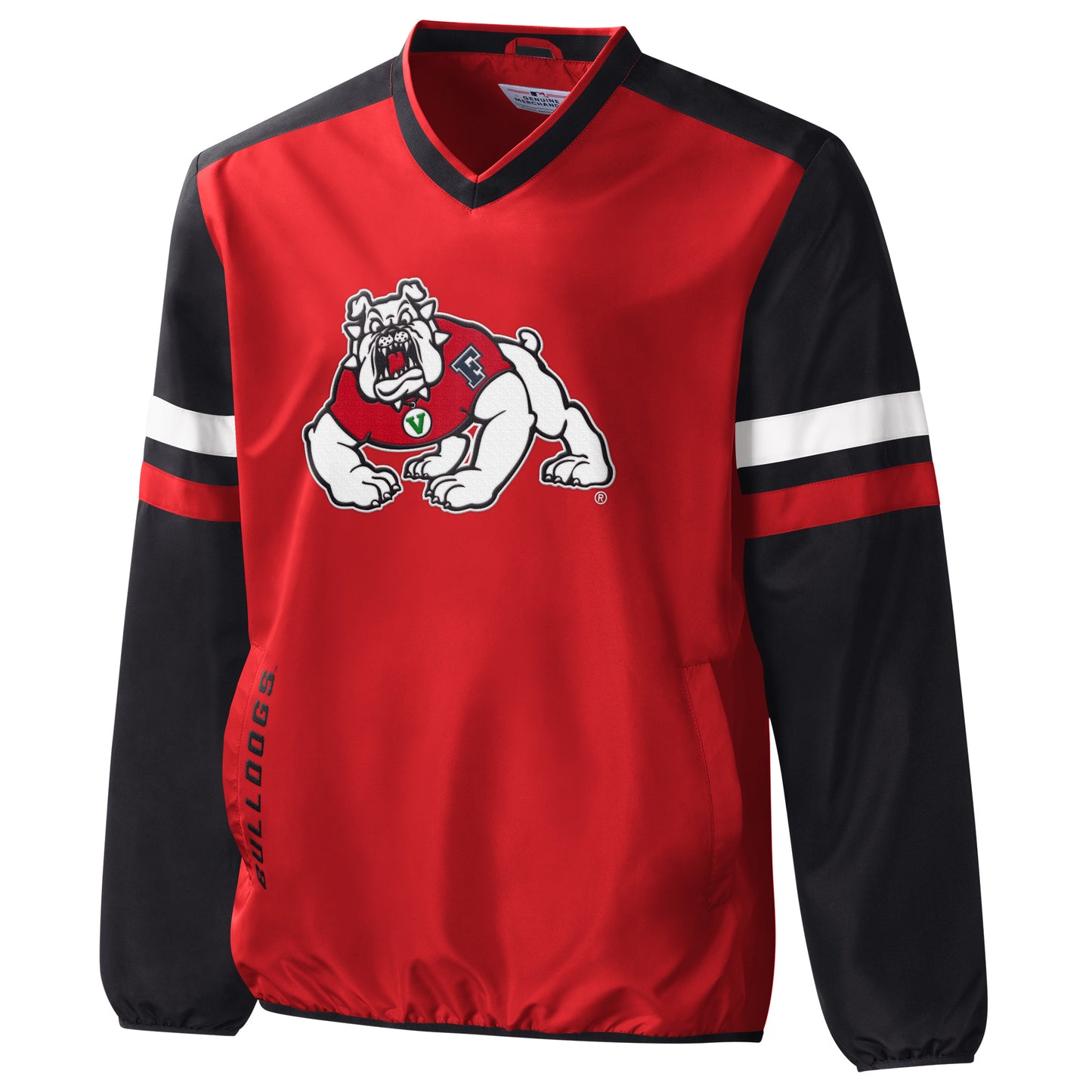 FRESNO STATE BULLDOGS MEN'S BATTER BOX PULLOVER JACKET