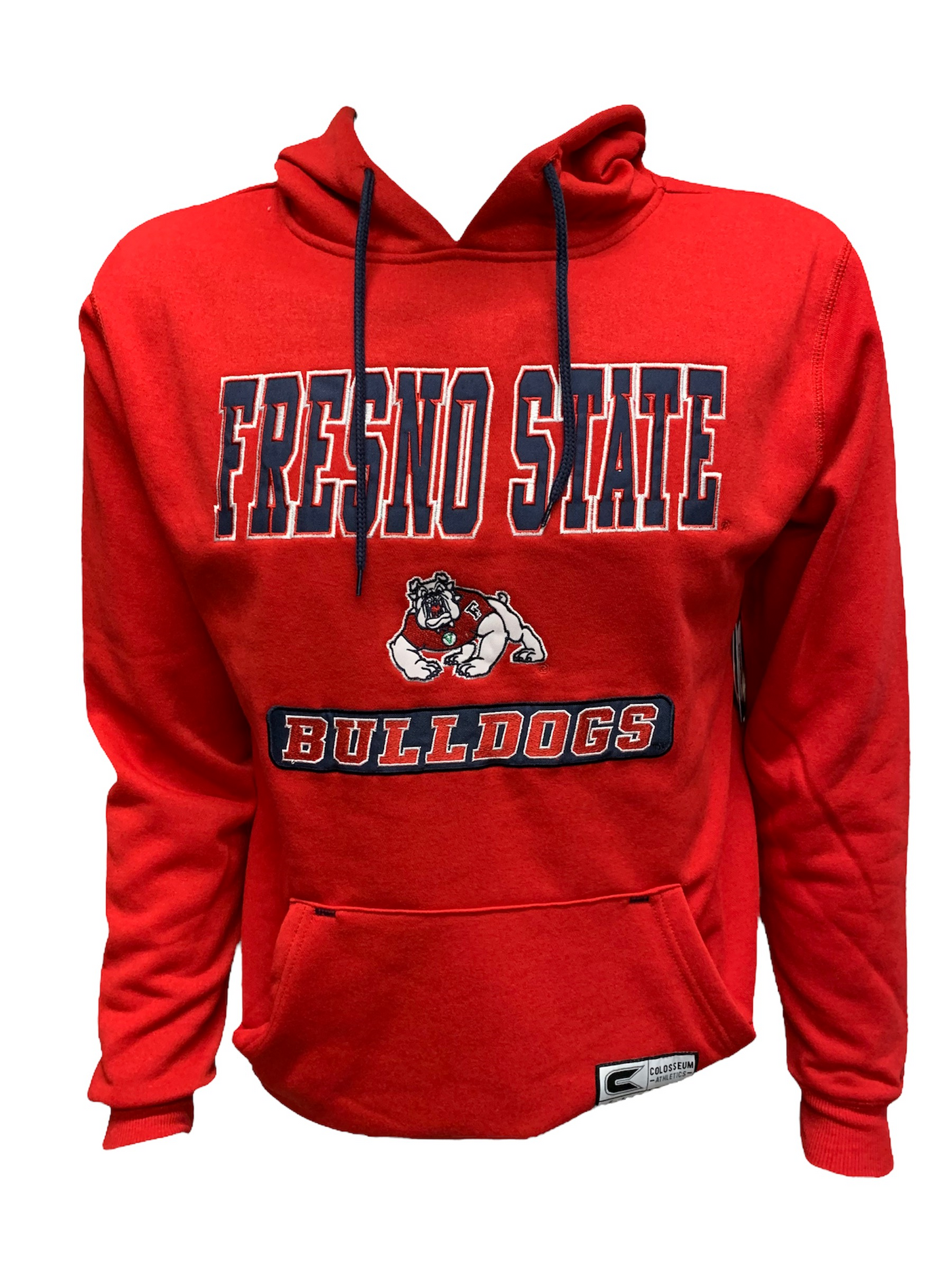 FRESNO STATE BULLDOGS MEN'S SCHOLARSHIP HOODIE SWEATSHIRT - RED