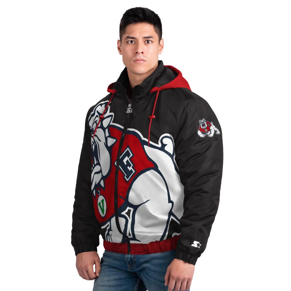 CHAQUETA DOBLE TRIPLE PARA HOMBRE FRESNO STATE BULLDOGS