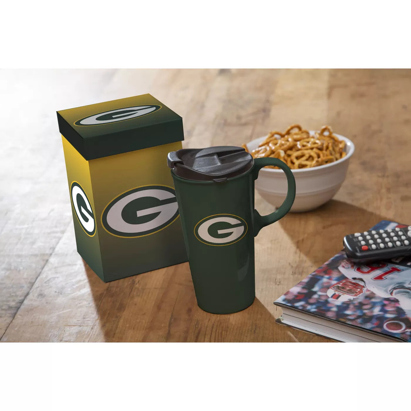 Evergreen Pittsburgh Steelers, 17oz Boxed Travel Latte