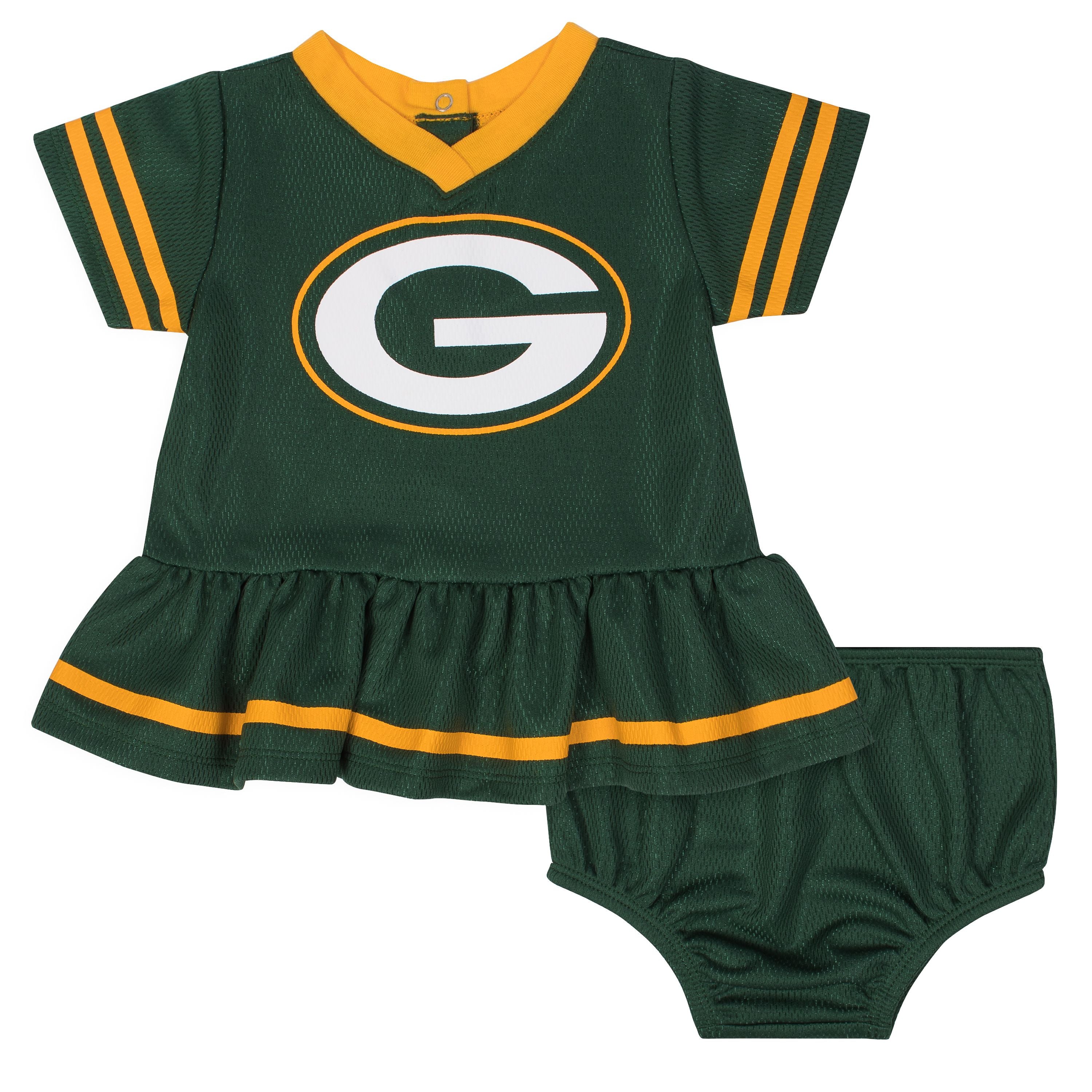 GREEN BAY PACKERS INFANT DRESS DIAPER SET JR S SPORTS