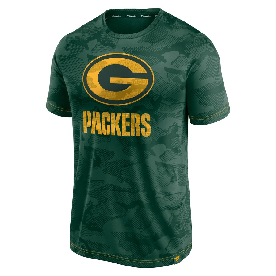 GREEN BAY PACKERS MEN'S PRIMARY CAMO JACQUARD TEE