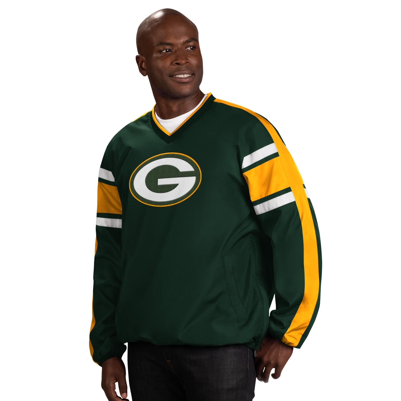 CHAQUETA CORTAVIENTOS GREEN BAY PACKERS HOMBRE SWING ROUTE