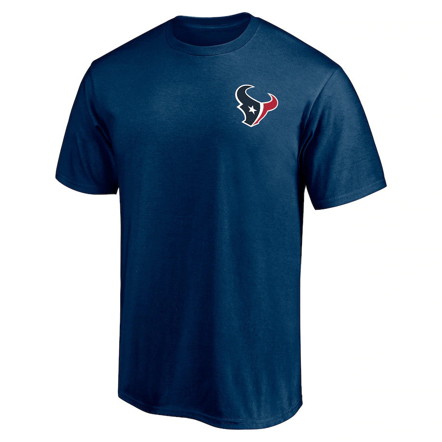 Men's Fanatics Branded Navy Houston Texans #1 Dad T-Shirt