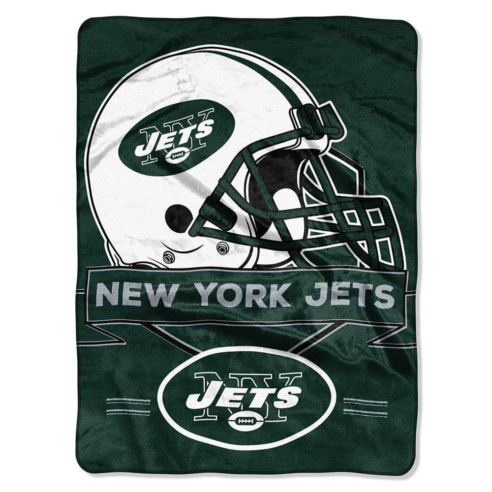 NEW YORK JETS TEAM 60"X80" ROYAL PLUSH RASCHEL BLANKET