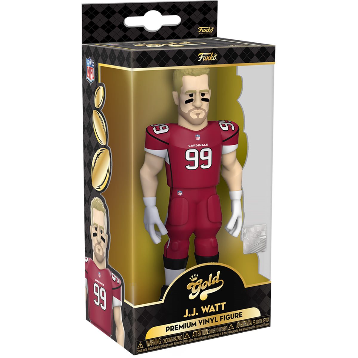 JJ WATT 5" VINYL GOLD FIGURE