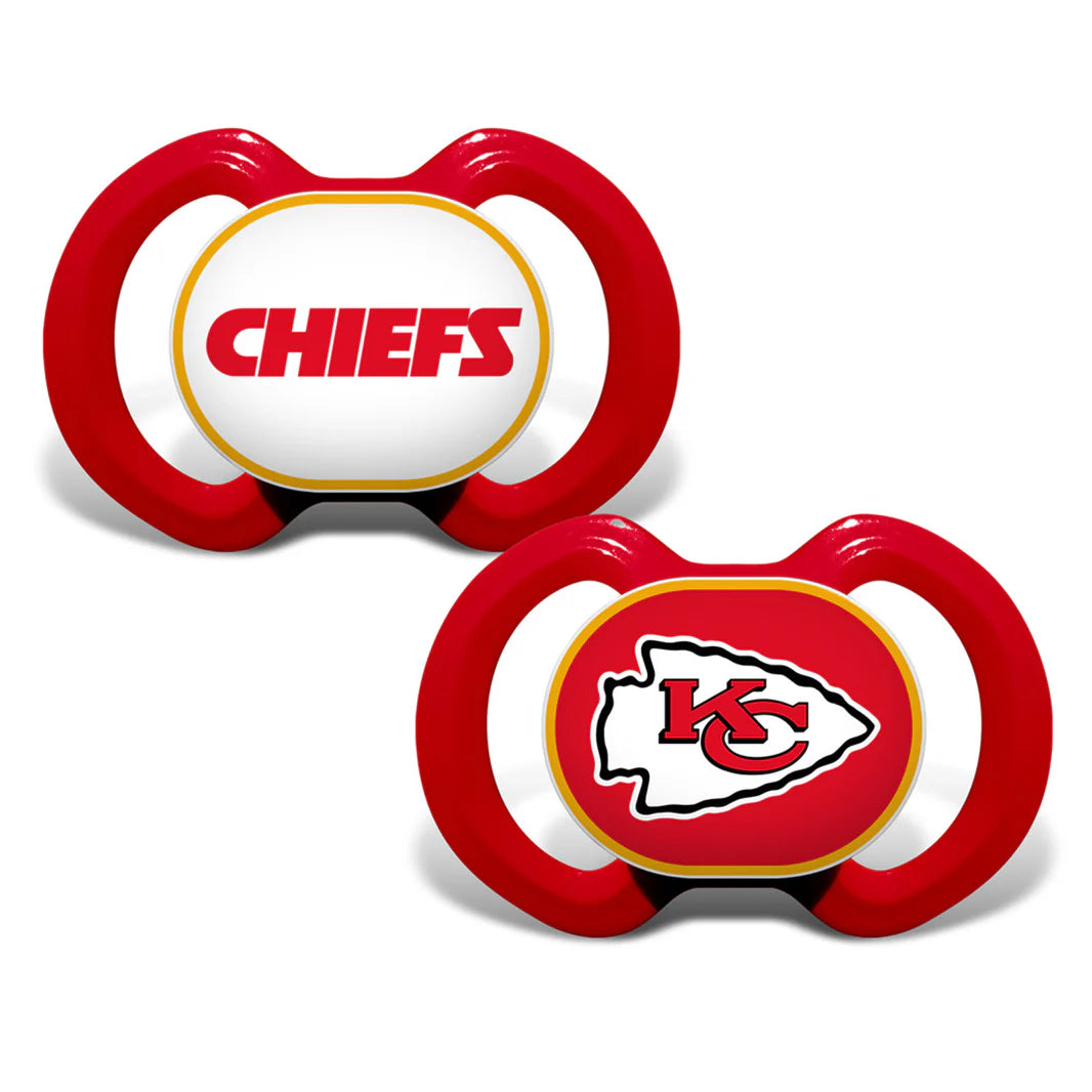 PACK DE 2 CHUPETES KANSAS CITY CHIEFS